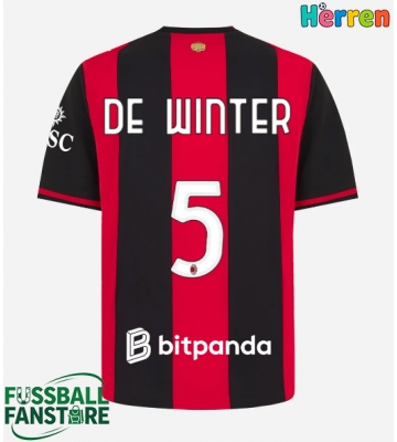 AC Milan Koni De Winter #5 Replik Heimtrikot 2026-27 Kurzarm